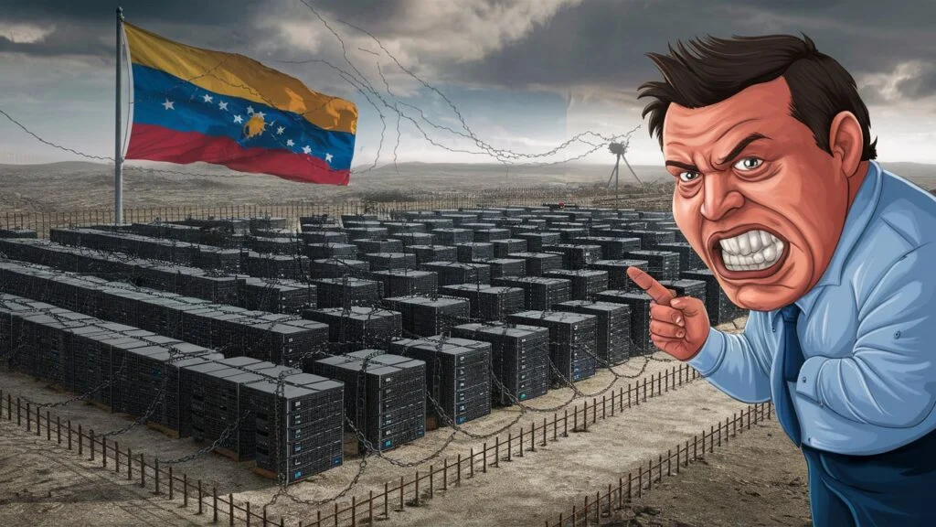 Venezuela Shuts Down Crypto Mining Farm 1 crypto mining farm
venezuela