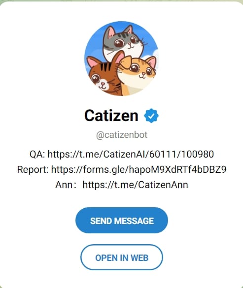 Catizen - Play and Earn $1500 free crypto on Mobile 2 crypto news