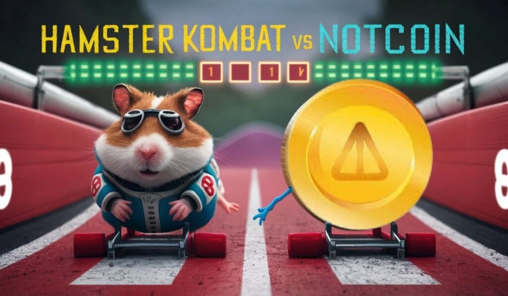 Hamster Kombat vs NotCoin: Gaming Tokens Clash! 1 Hamster Kombat vs NotCoin