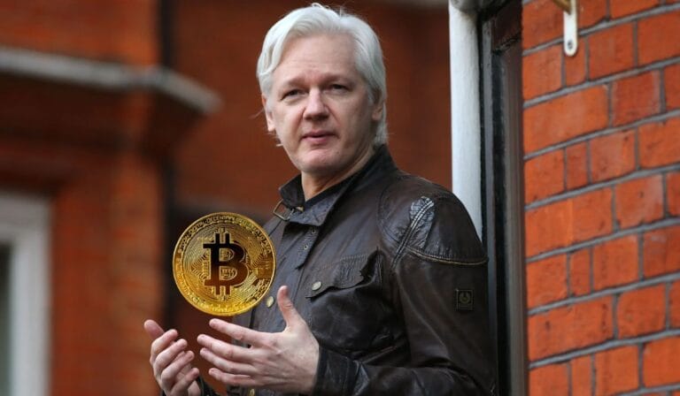 julian assange bitcoin