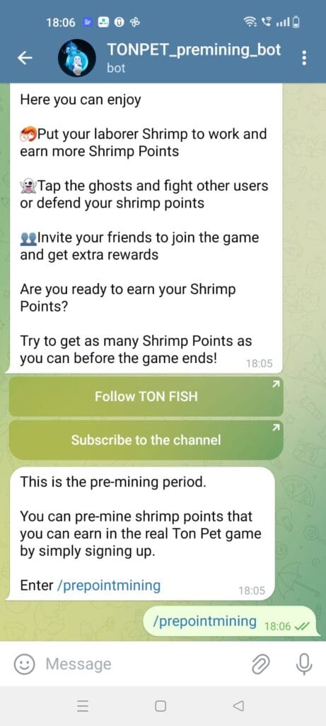 TON FISH Airdrop: Play the Fun Telegram Mini-Game TONPET_Premining_Bot 4 crypto news