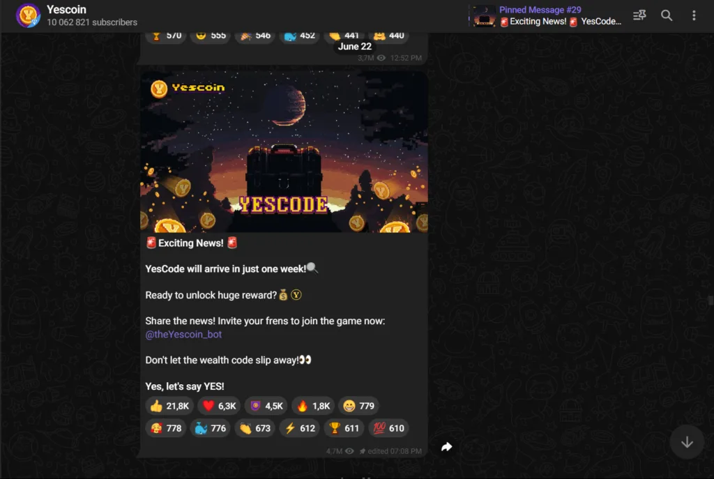 Yescoin Crypto: 5 Hacks to Earn 10 Million Coins in 1 Week! 6 crypto news