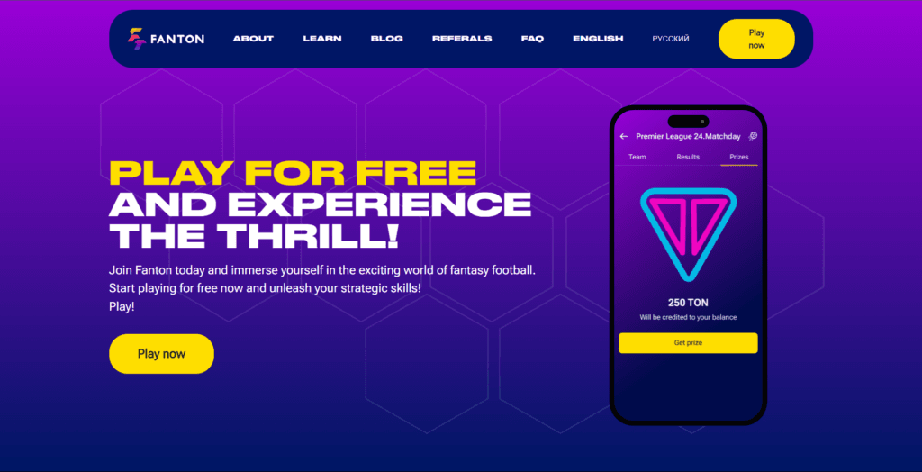 Introduction to Fanton Fantasy Football: New Free $FTON Crypto 2 crypto news
