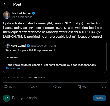 SEC Approves Ethereum ETFs: Trading Starts July 23rd 2 crypto news