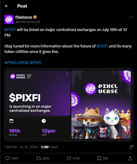 Pixelverse $PIXFI Withdrawal: Step-By-Step Airdrop Withdrawal Guide 8 crypto news