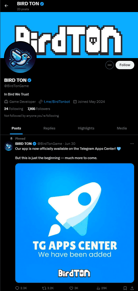 New Free BIRD TON Crypto: Introduction to $BIRD Coin 5 crypto news