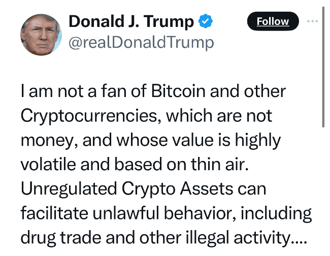 Bitcoin Conference 2024: Trump's Address At Nashville 2 crypto news