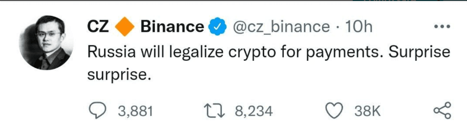 Russia Legalized Bitcoin: BTC Bull run Soon? 4 crypto news