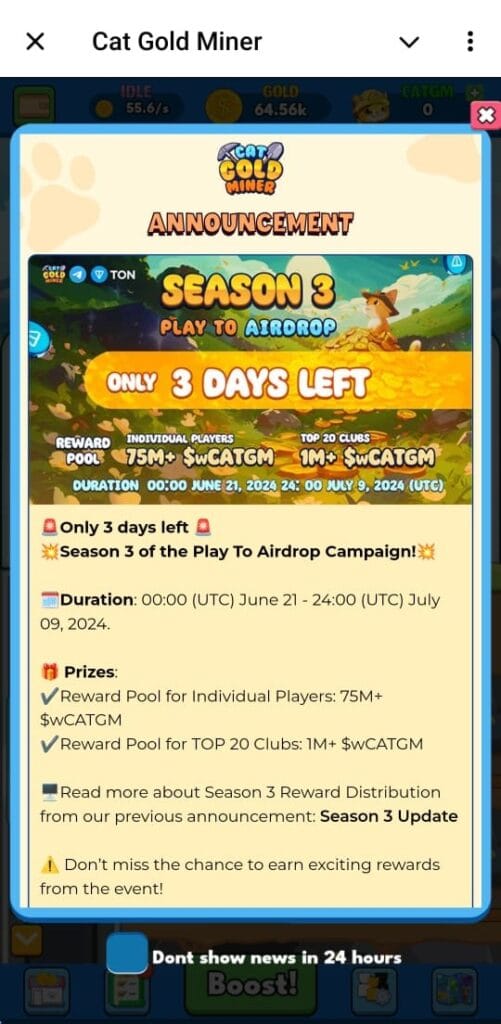 New Free Cat Gold Miner Crypto: Introduction to $CATGM 13 crypto news