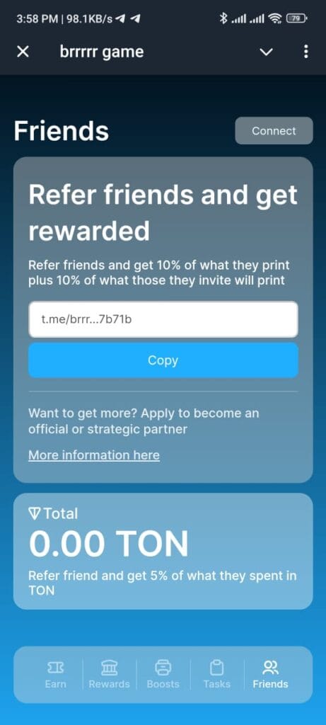 New Free "Brrrrr" Crypto Mining Game On Telegram 4 crypto news