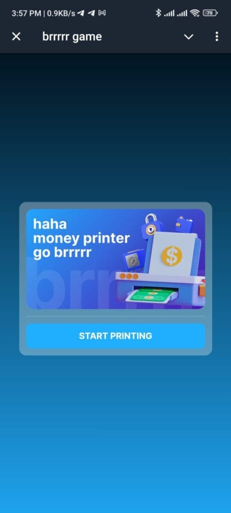 New Free "Brrrrr" Crypto Mining Game On Telegram 2 crypto news