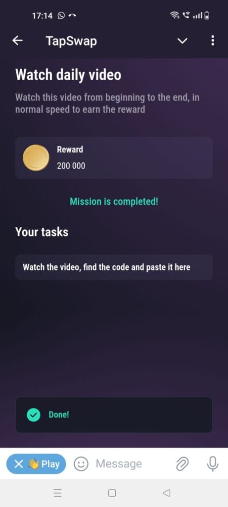TapSwap Cinema Code Hack: Get Free 2 Million $TAPS in Minutes! 6 crypto news