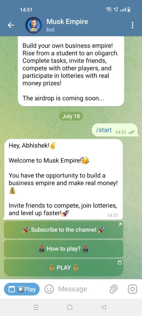 Musk Empire Telegram Bot: An Introduction to New Free tap-to-earn Crypto Game! 4 crypto news