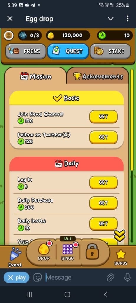 Egg Drop Gomble Game: How to Play & Earn $G Coins 4 crypto news