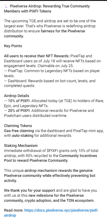 Pixelverse $PIXFI Token Airdrop: Didn't Receive Free Coins? 2 crypto news