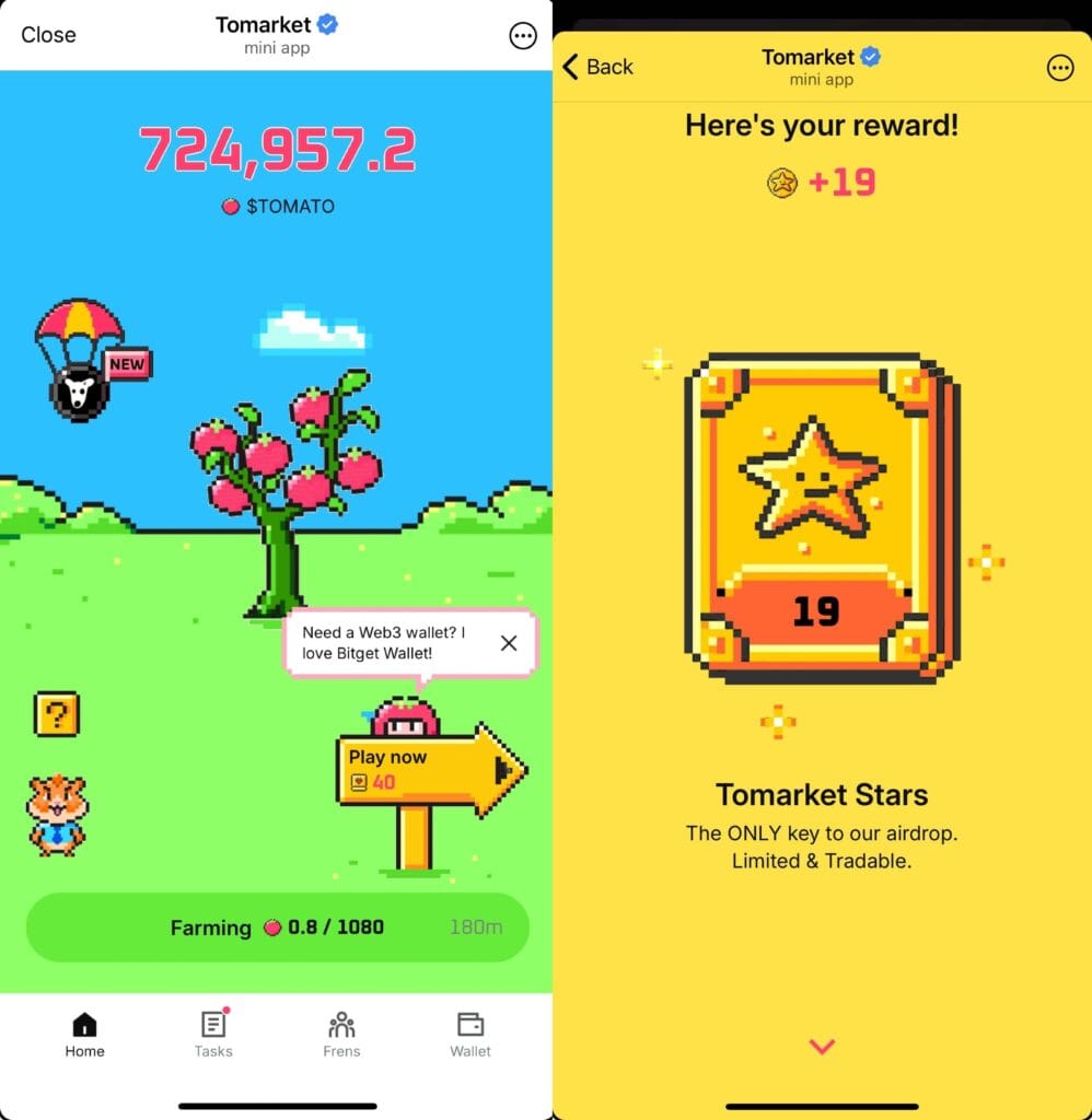 Tomarket Listing Date: 5x Rewards & Free Stars Keys! Maximize $TOMATO Before September 2nd 2 crypto news