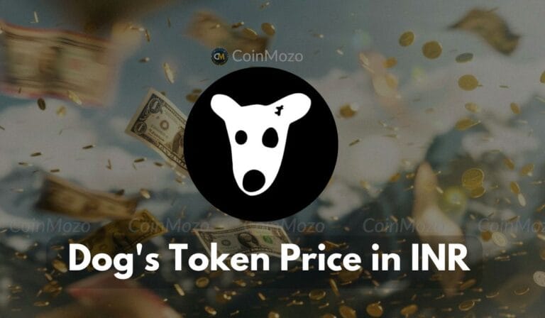 Dog's Token Price in INR