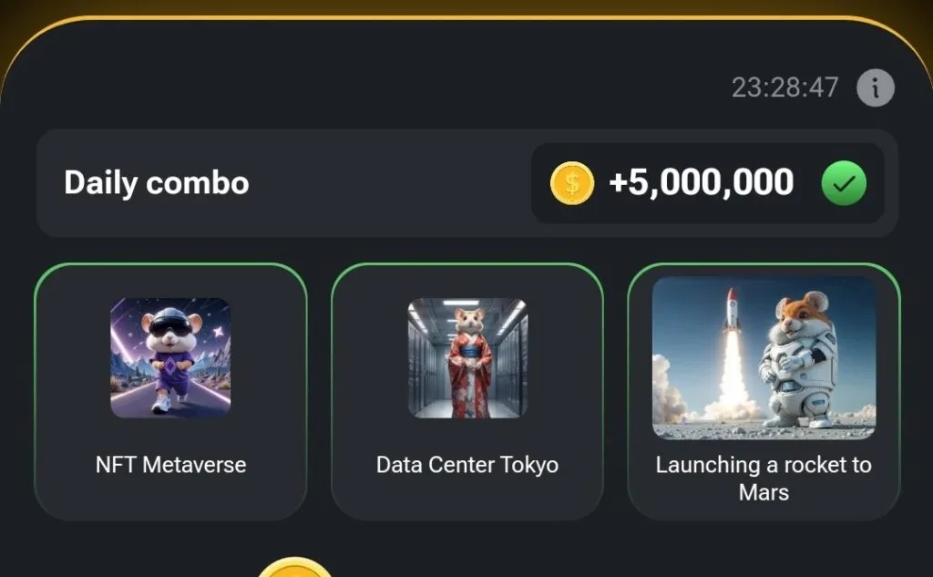 Hamster Kombat Daily Rewards & Mini Games 3 crypto news