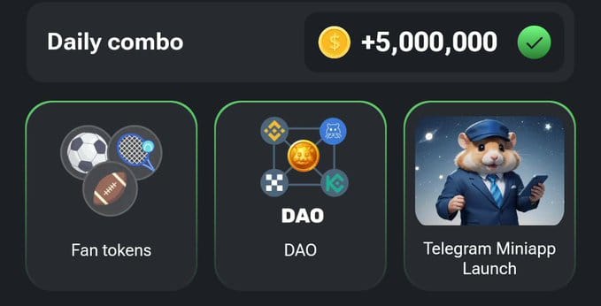 Hamster Kombat Daily Rewards & Mini Games 3 crypto news
