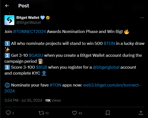 Tonnect 2024 Awards: How To Nominate Your Favorite Game? 6 crypto news