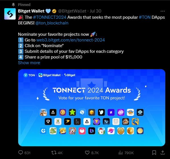 How to Nominate Notcoin to Win Tonnect 2024 Awards? 3 crypto news