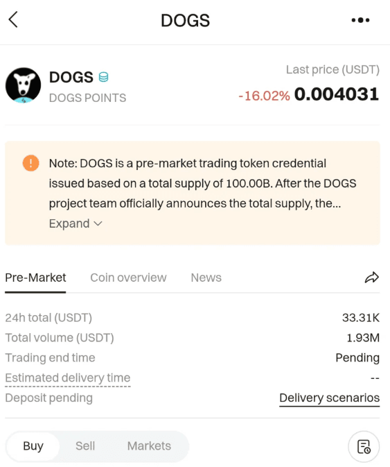 DOGS Listing Price Revealed! 1 DOGS = $0.02 or Above? 4 crypto news