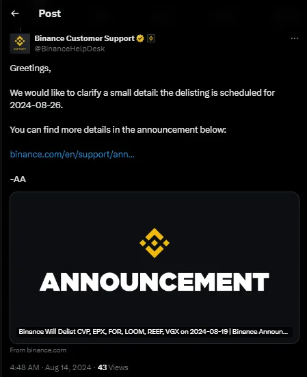 Binance Altcoin Announcements: New Listings and Delistings 2 crypto news