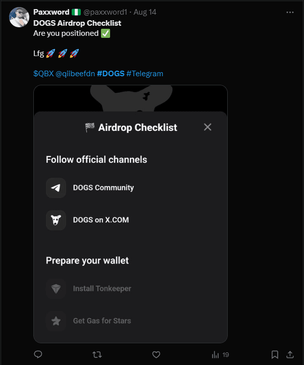 DOGS Airdrop Checklist: Beware! One Mistake & Loose $DOGS 2 crypto news