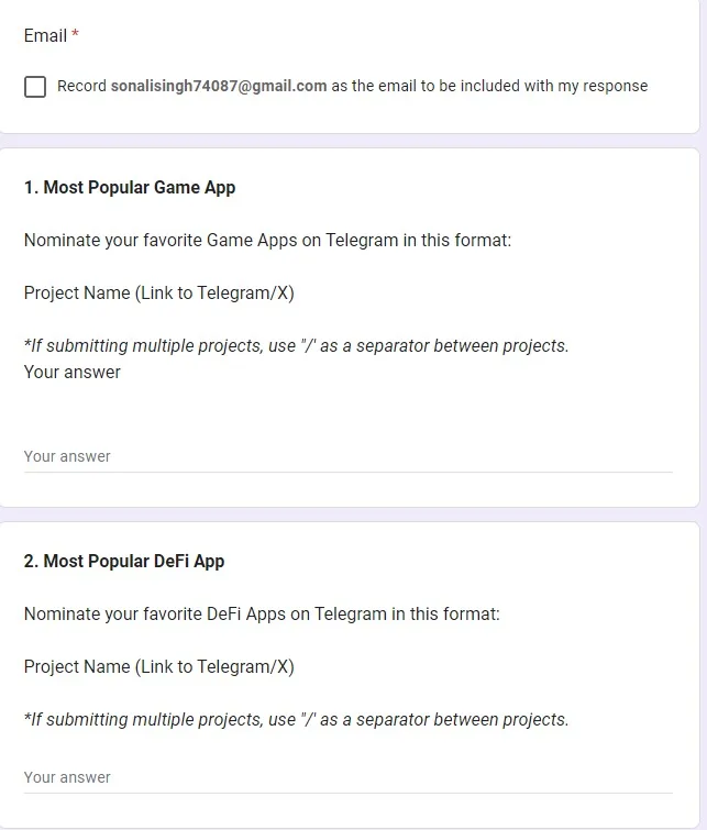 How to Nominate TG Telegram Game to Win TONNECT 2024 Awards? 6 crypto news