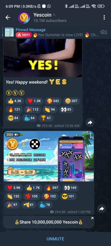 YesCoin: 1,000,000 USDT Prize Pool 2 crypto news