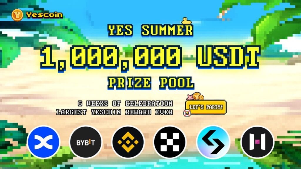 YesCoin: 1,000,000 USDT Prize Pool 1 yescoin