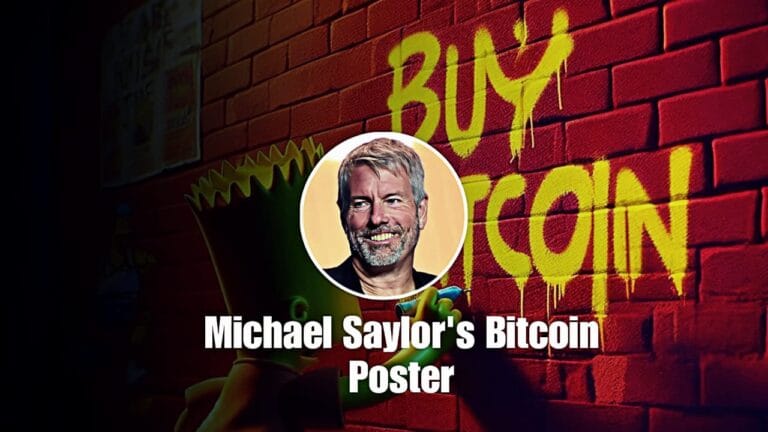 Michael Saylor Bitcoin Poster