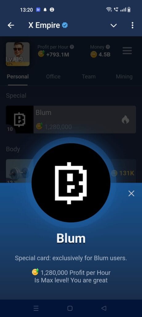 Blum Airdrop: Get X Empires 0.8% Future Airdrop in Blum Tasks 6 crypto news