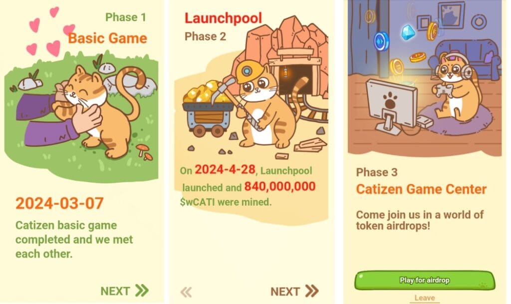 Catizen Airdrop Mini Game Center Rewards List: Grab Hashkey, Binance Cats, Sofamon Gacha & More! 7 crypto news