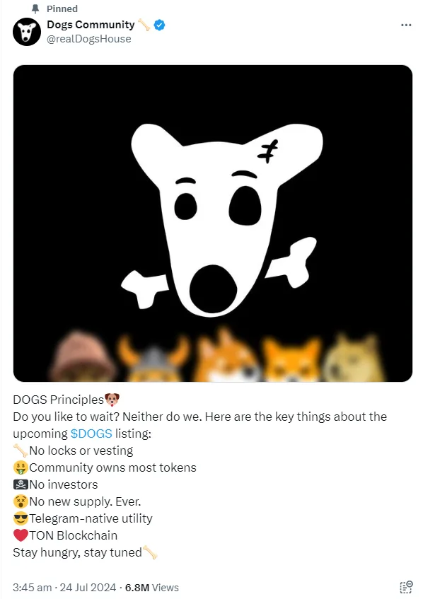 DOGS Memecoin Airdrop Withdrawl: 1 $DOGS Coin = $1? 4 crypto news