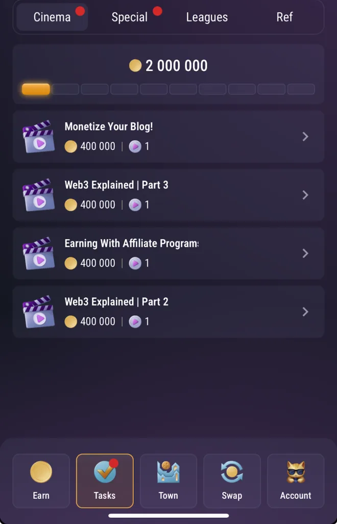 TapSwap Daily Cinema Codes: Ticket to Bigger Wins 7 crypto news