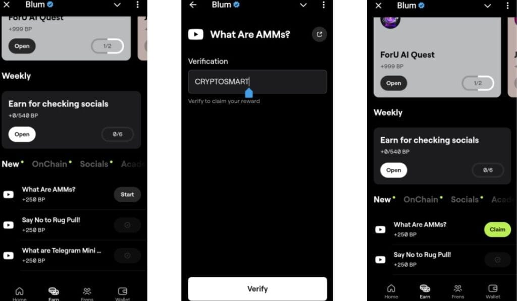What are AMMs Blum Code: Claim Your Free 250 $BLUM Now! 3 crypto news