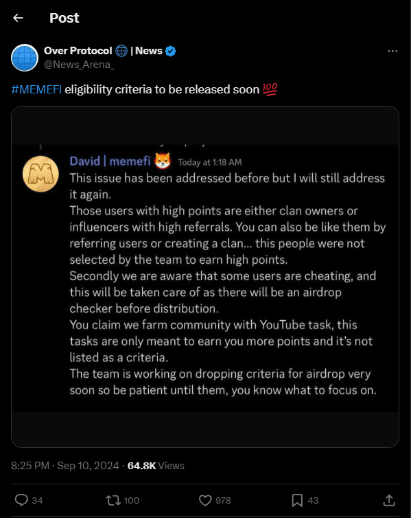 Memefi Eligibility Criteria: Are You Qualify for the Memefi Airdrop? 2 crypto news
