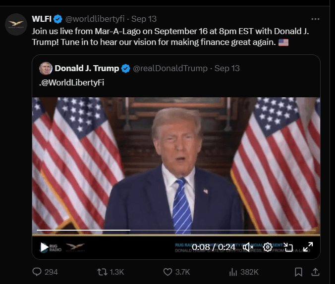 Trump Coin WLFI Launch Could Influence the Presidential Election 2024? 2 crypto news