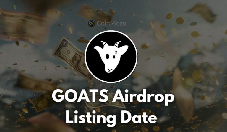 GOATS Airdrop Listing Date