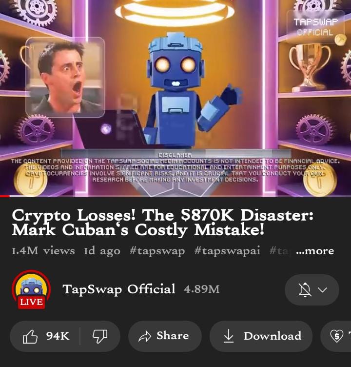 TapSwap Daily Cinema Codes: Ticket to Bigger Wins 2 crypto news