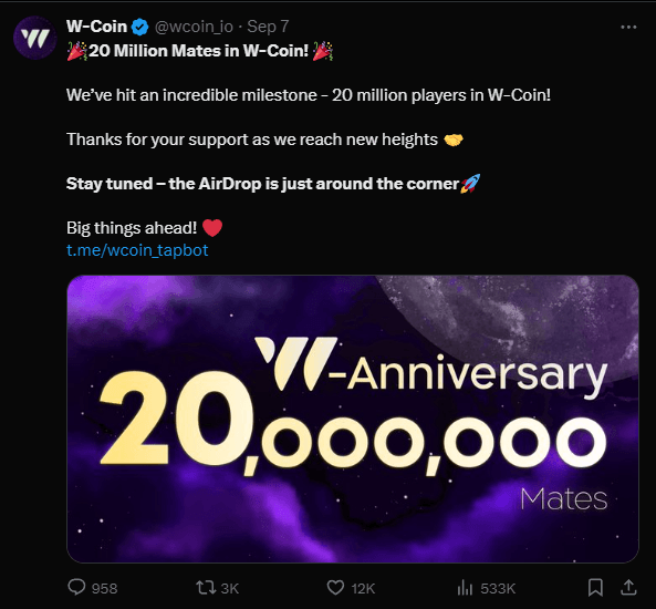 W-Coin Airdrop Nearing: Tips for Maximizing Your Participation 4 crypto news