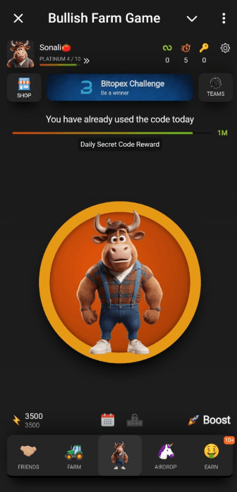Bullish Farm Daily Code: Unlock Your 25th September Rewards 4 crypto news