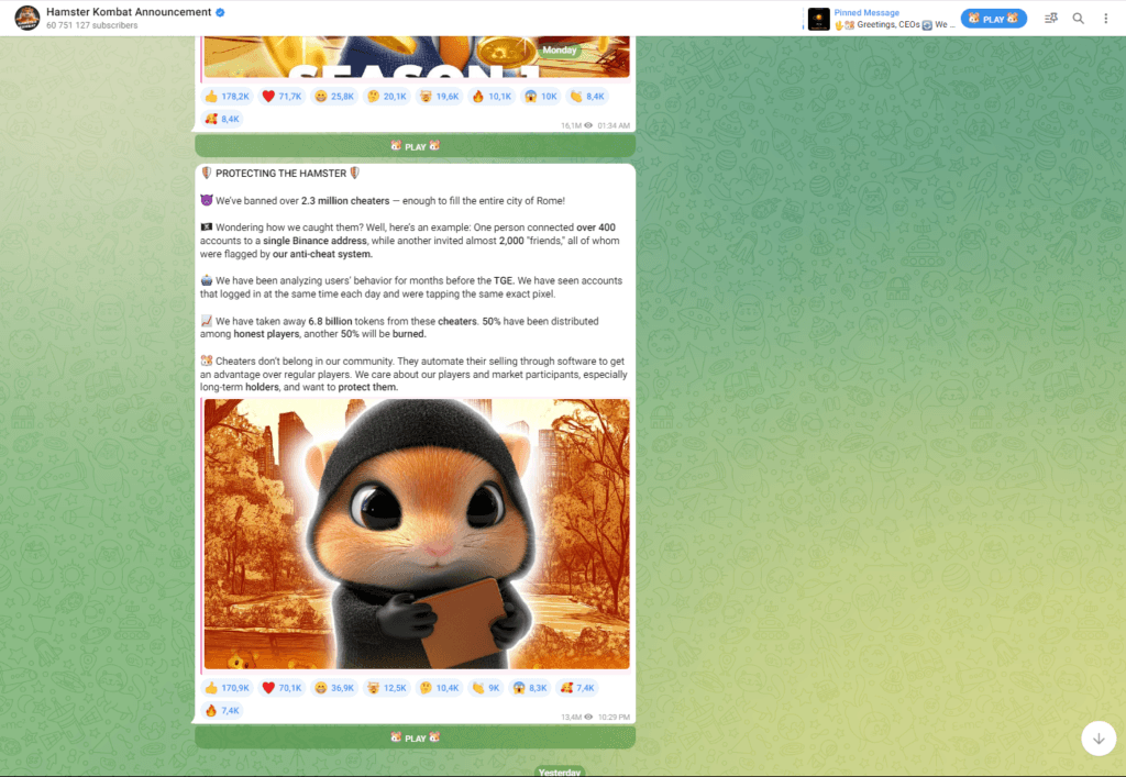 Hamster Kombat Tokenomics: Crazy 100B Token Distribution 2 crypto news