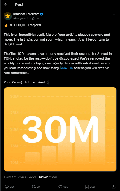 MAJOR Token Price Prediction: 1 MAJOR = $0.005 Or Above! 4 crypto news