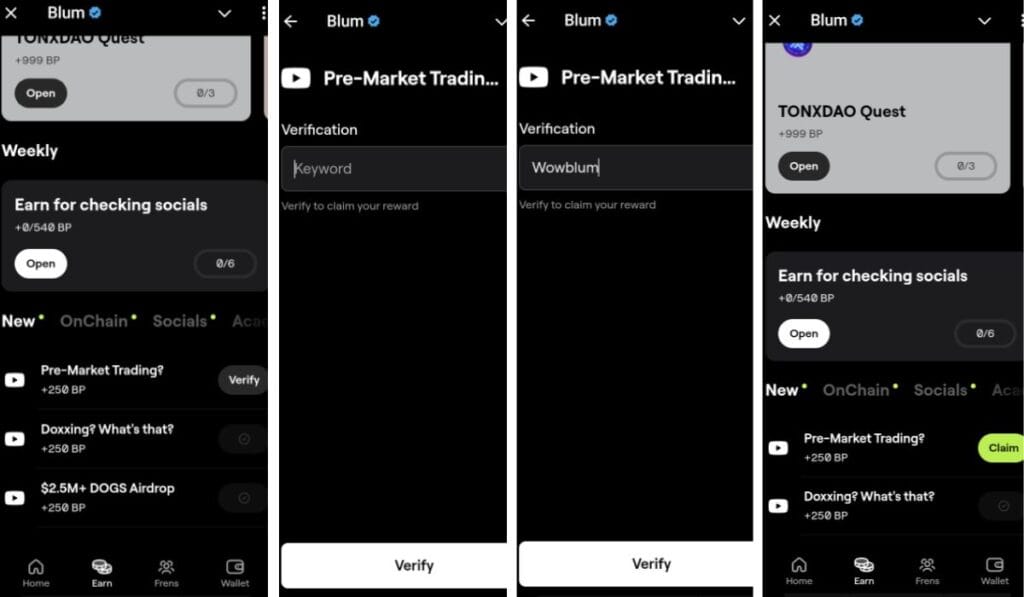 Pre-Market Trading? Blum Code: Unlock Your Free 250 $Blum Now! 3 crypto news