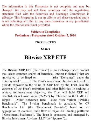 Bitwise XRP ETF Approval on October 7th: Will It Transform the Crypto Market? 2 crypto news