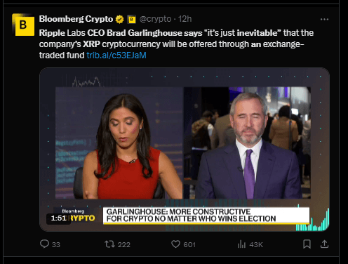 XRP ETF Approval ‘Inevitable,’ Says Ripple CEO Amid SEC Appeal 2 crypto news