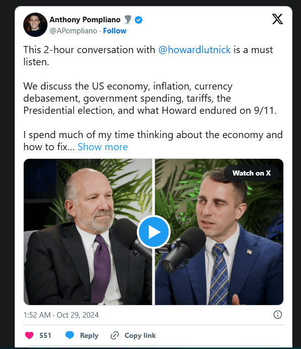 Christophe Barraud Predicts: Could Trump’s Victory & BTC Transform the U.S. Economy? 3 crypto news