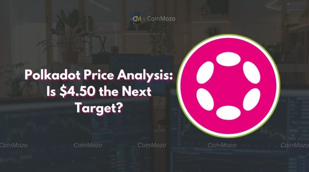 Polkadot Crypto Price Analysis: Is $4.50 the Next Target for DOT? 1 Polkadot crypto